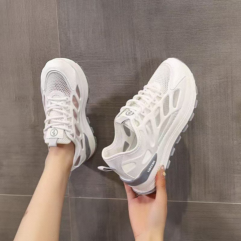 Damen Sportliche Mesh-Laufschuhe mit dämpfender Sohle und optimaler Atmungsaktivität EB