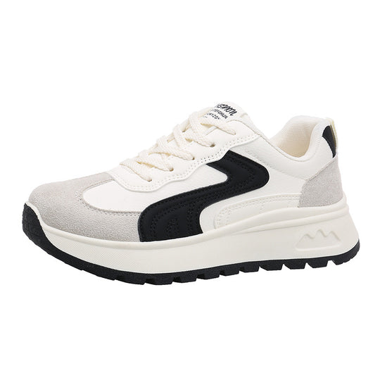 Damen Komfortable und trendige Sneakers mit dicker Sohle EB