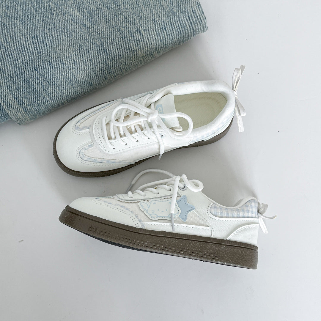 Damen Sportliche Sneakers mit verspieltem Tiermotiv und komfortabler Dämpfung EB
