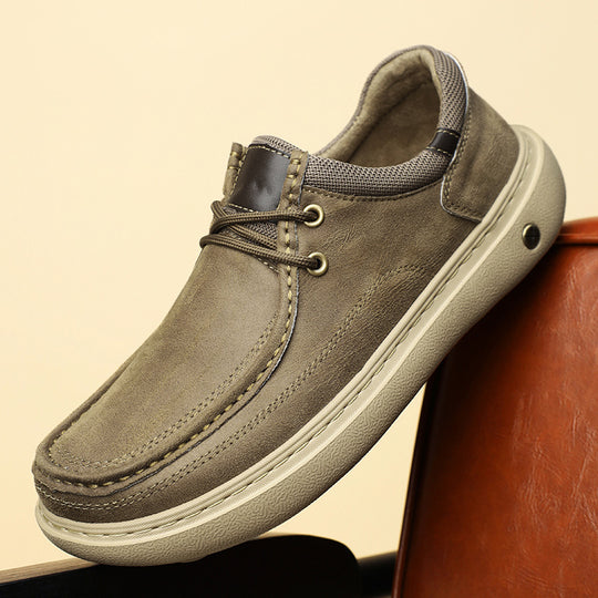 Herren Elegante Mokassinschuhe mit elastischem Einschlupfdesign EB