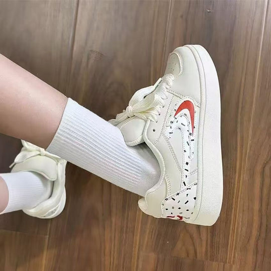 Damen Sportliche Freizeit-Sneaker mit atmungsaktiver Struktur und rutschfester Sohle EB