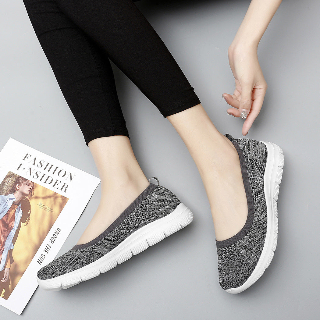 Damen Bequeme Strick-Slippers für Alltag und Freizeit EB