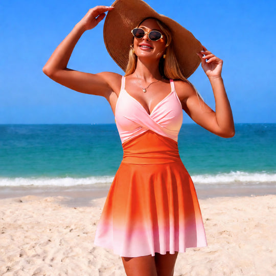 Damen vielseitiges Strandkleid EB