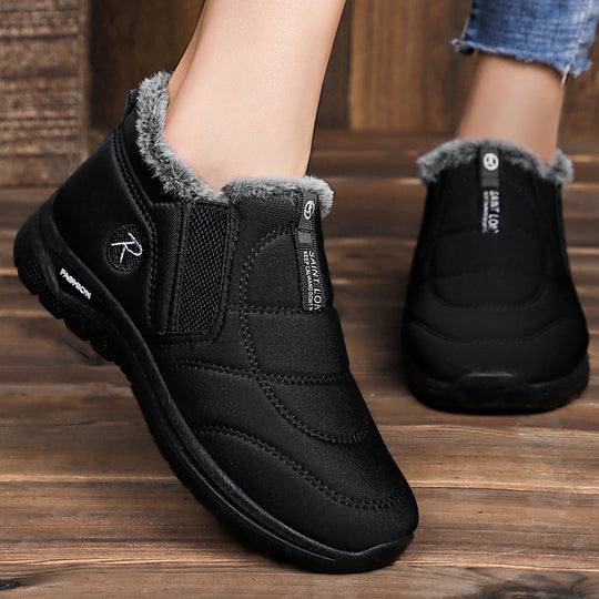 Damen Sneaker mit Warmfutter und elastischem Einschlupf EB