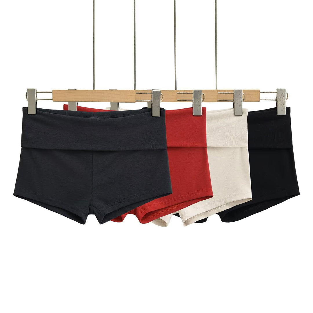 Damen bequeme Sportshorts mit breitem Bund EB