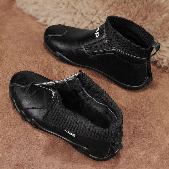 Damen trendige Stiefel mit elastischem Schaft und rutschfester Sohle EB