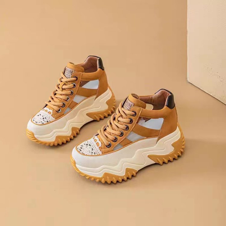 Damen Sportliche Chunky Sneakers mit innovativer Sohle und atmungsaktivem Obermaterial EB