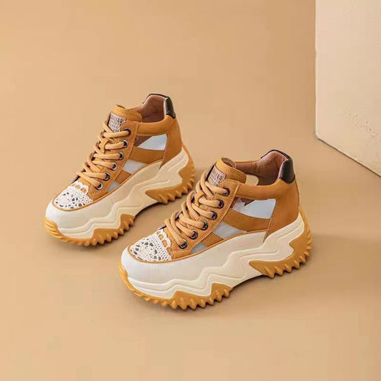 Damen Sportliche Chunky Sneakers mit innovativer Sohle und atmungsaktivem Obermaterial EB