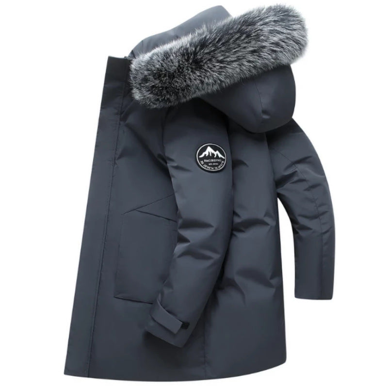 Damen Winterparka mit abnehmbarer Kapuze und kuscheligem Kunstfell EB