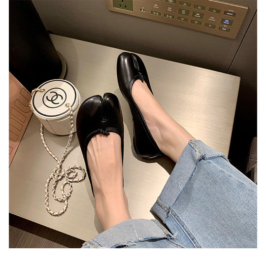Damen Ballerinas mit dekorativer Schleifenapplikation EB