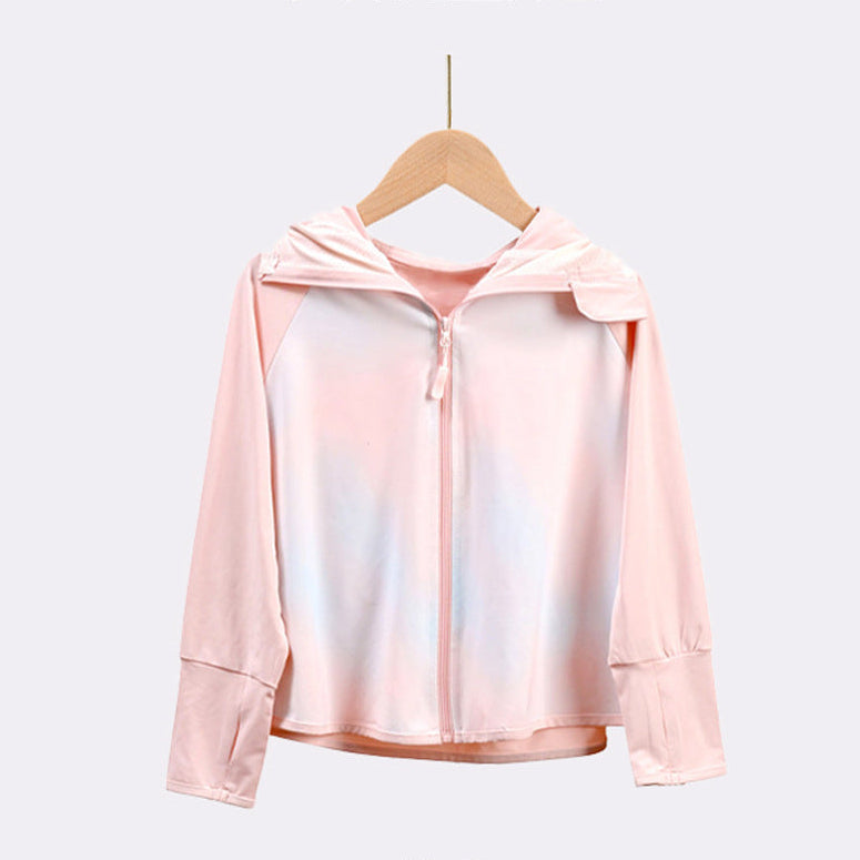 Mädchen Leichte Kapuzenjacke mit Hasenohren EB