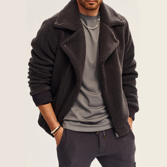 Herren weiche Teddyjacke EB