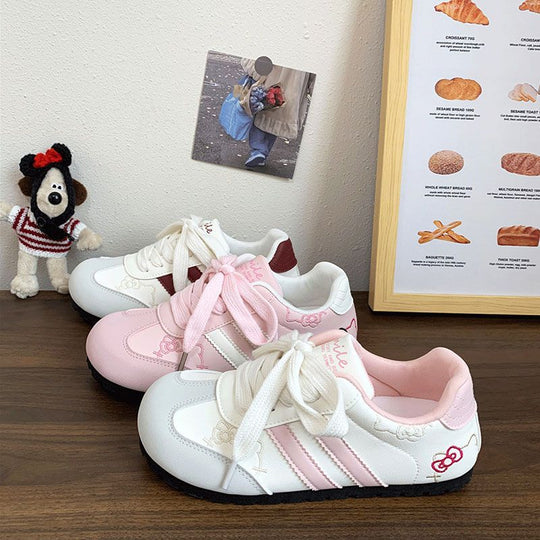 Damen Sportliche Sneakers mit verspieltem Design und bequemem Fußbett EB