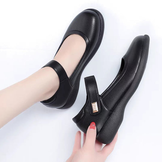 Damen Mary Jane Schuhe mit rutschfester Sohle und elegantem Riemen EB