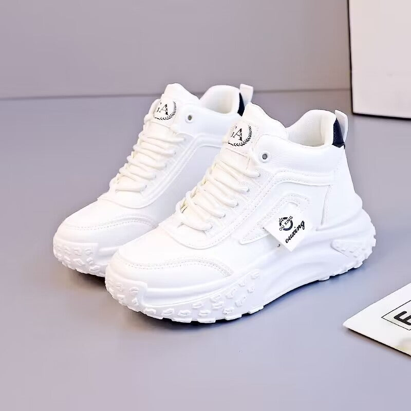 Damen Sportliche High-Top Sneakers mit dämpfender Sohle und robuster Profilierung EB