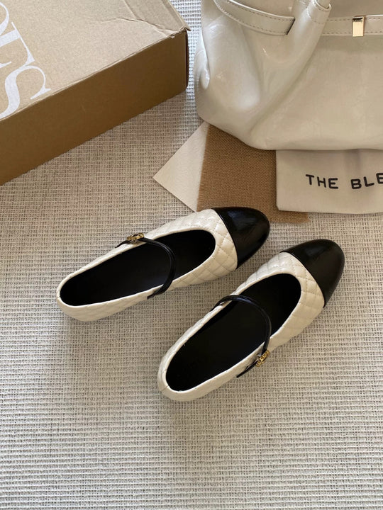 Damen Elegante Ballerinas mit dekorativen Riemchen und kunstvollem Obermaterial EB