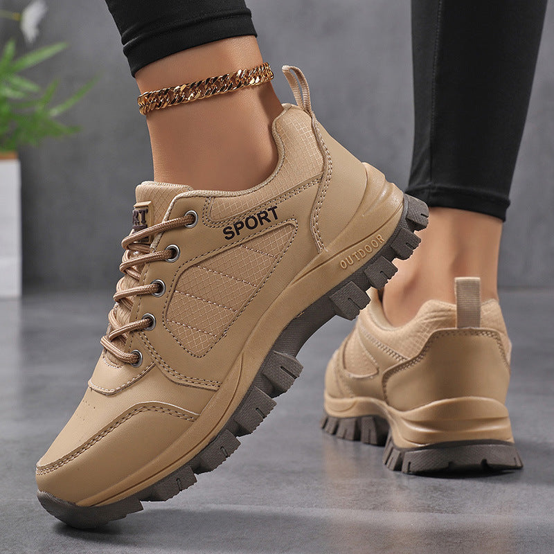 Damen Sportliche Outdoor-Sneaker mit rutschfester Sohle und atmungsaktiver Mesh-Oberfläche EB