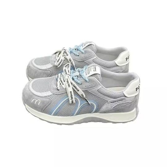 Damen Sportliche Sneakers mit atmungsaktivem Obermaterial und dämpfender Sohle EB