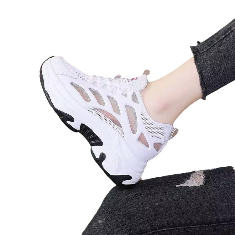 Damen Sportliche Sneakers mit atmungsaktiver Mesh-Oberfläche und komfortabler Dämpfung EB