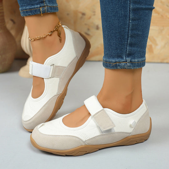Damen Komfortable Klett-Schuhe mit atmungsaktivem Obermaterial und ergonomischer Sohle EB