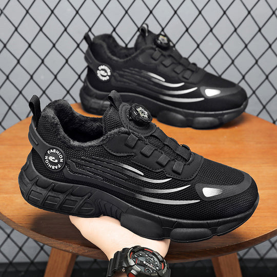 Herren Sportliche Sneakers mit innovativem Schnürsystem und isolierter Innensohle EB