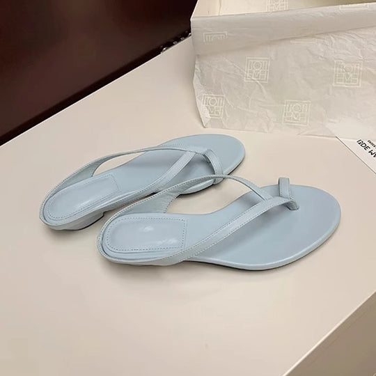 Damen Zehentrenner-Sandalen mit elegantem Riemendesign und leichtem Fußbett EB