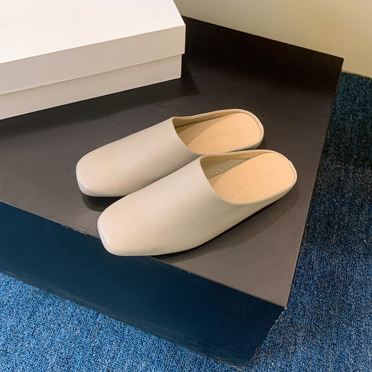 Damen Elegante und komfortable Leder-Mules EB