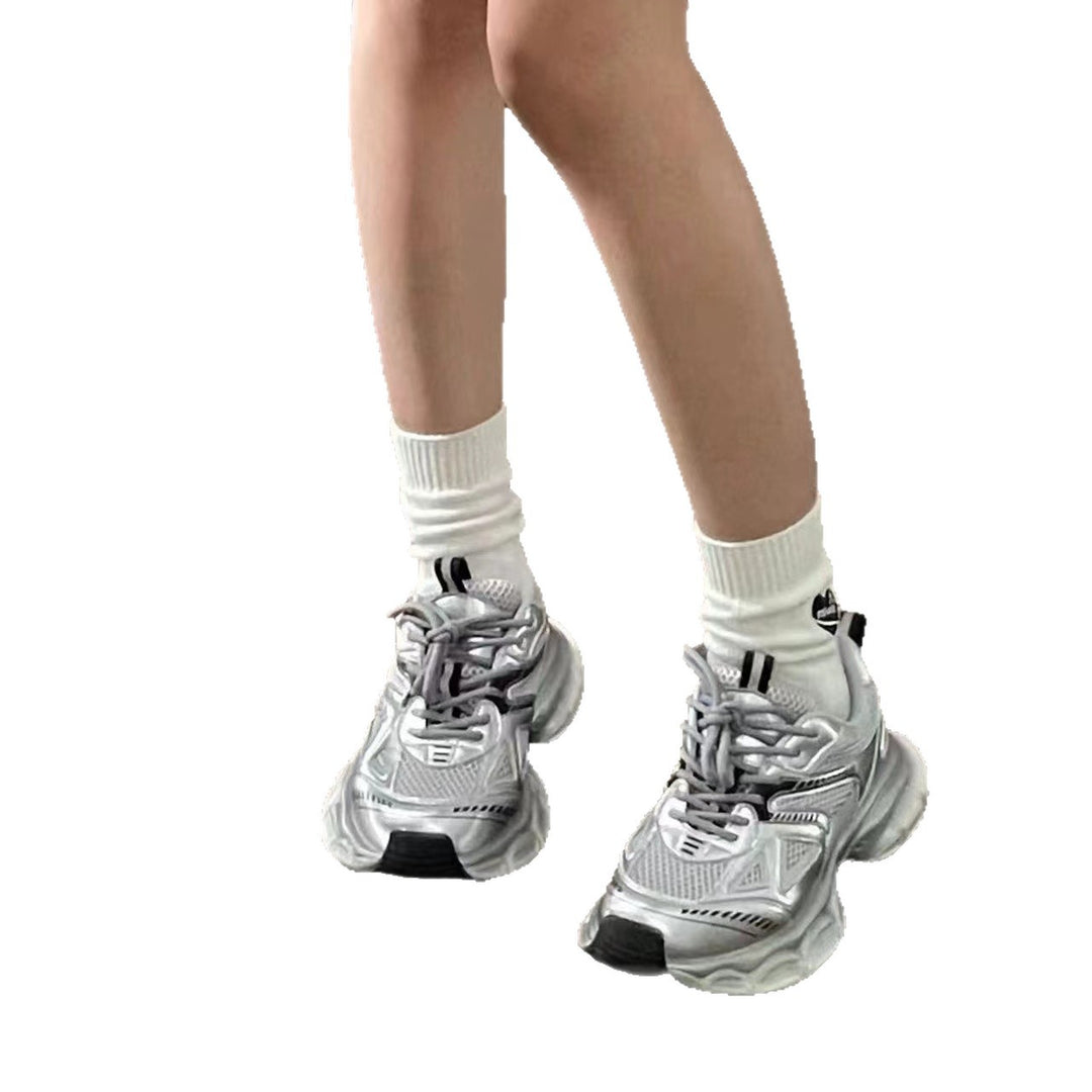 Damen Sportliche Laufschuhe mit atmungsaktiver Mesh-Oberfläche und dämpfender Sohlenkonstruktion EB