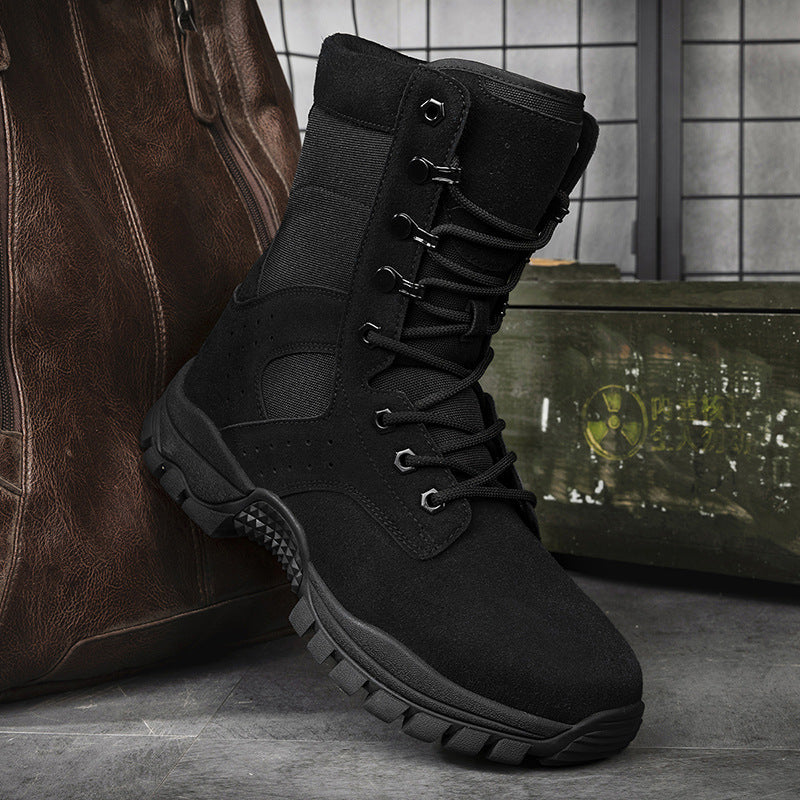 Herren robuste Einsatzstiefel mit hochfestem Obermaterial und rutschfester Sohle EB
