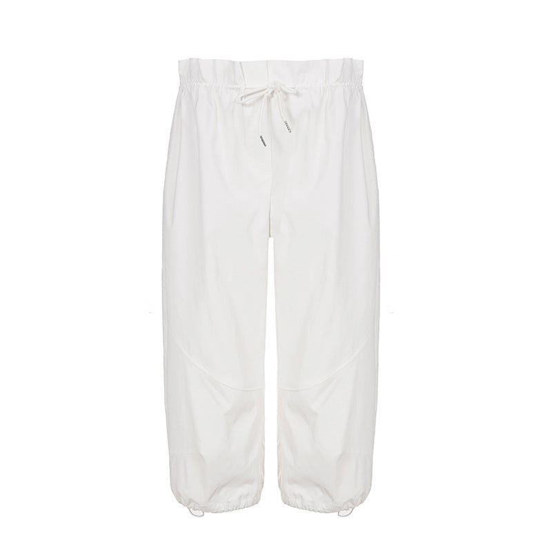 Damen Sportliche Relaxed-Fit Jogginghose mit verstellbarem Bund EB