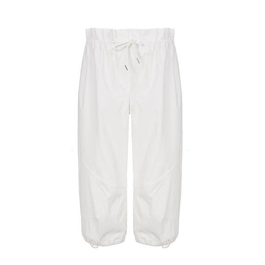 Damen Sportliche Relaxed-Fit Jogginghose mit verstellbarem Bund EB