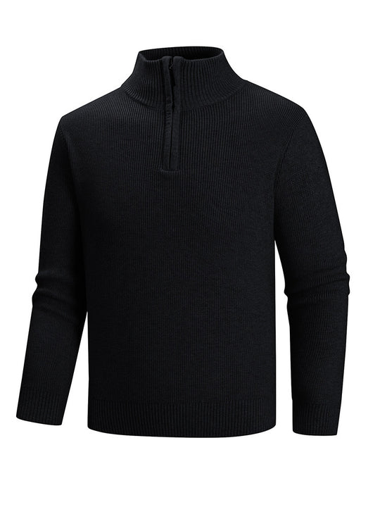 Herren Strickpullover mit hohem Kragen EB