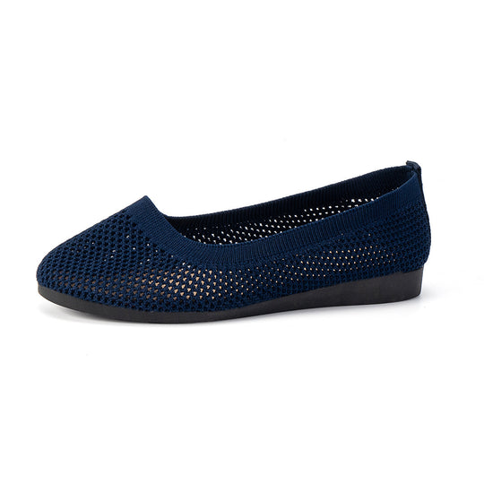 Damen bequeme Slipper aus atmungsaktivem Netzmaterial mit rutschfester Sohle EB