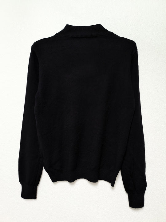 Damen Hochwertiger Pullover mit Stehkragen aus feinem Strick EB