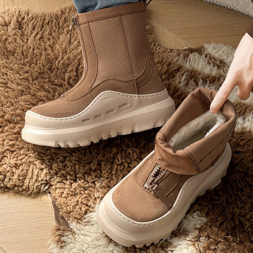 Damen Winterboots mit komfortabler Fütterung und rutschfester Sohle EB
