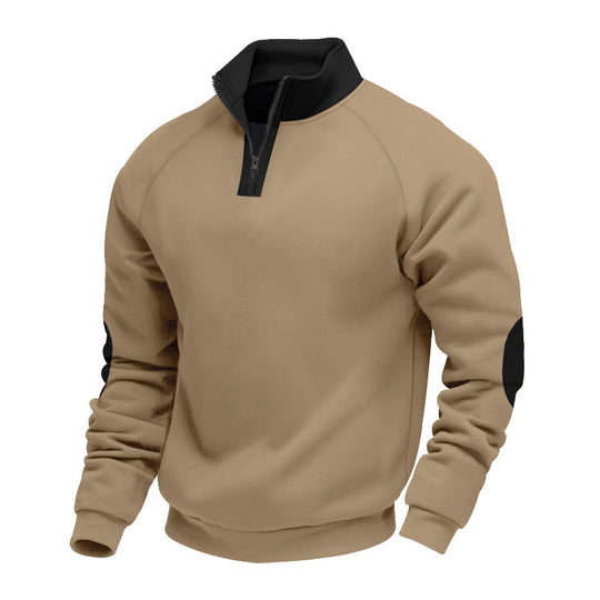 Herren Sportpullover mit hochwertigem Stehkragen EB