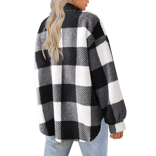 EB | Warmer Karierter Mantel