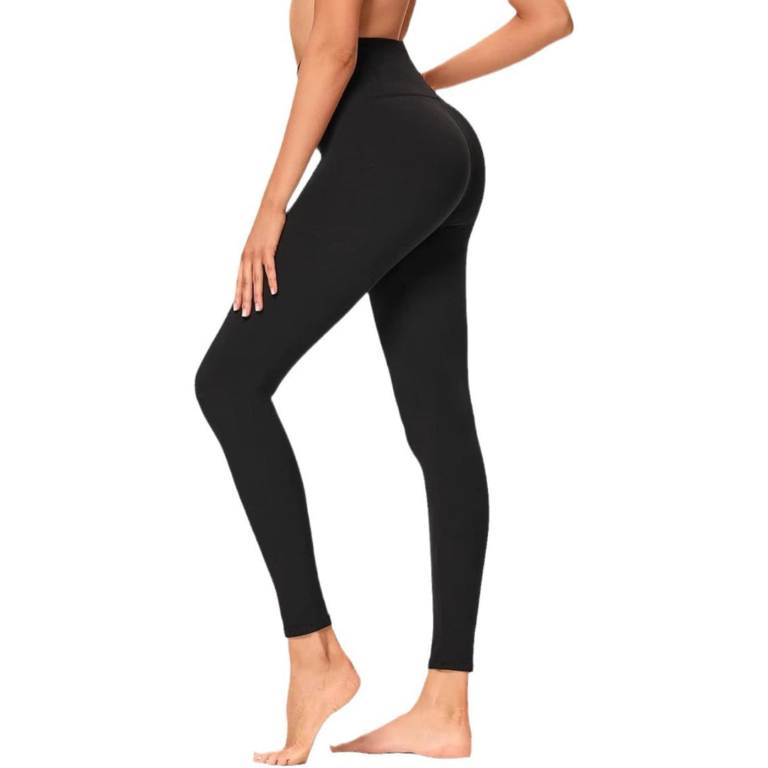 Damen Hochtaillierte Sportleggings EB