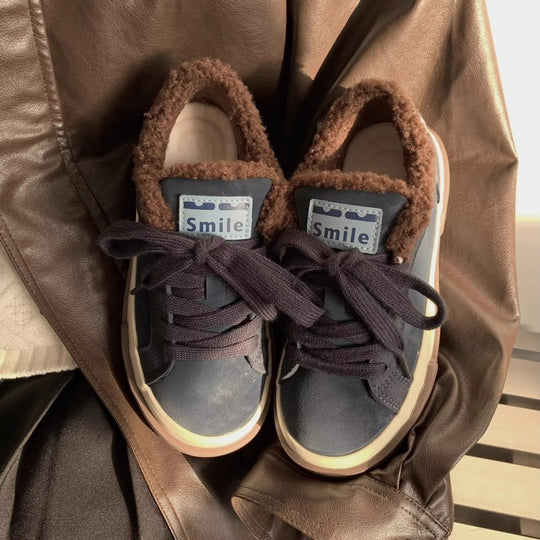 Damen Sneaker mit kuscheligem Innenfutter und robustem Obermaterial EB
