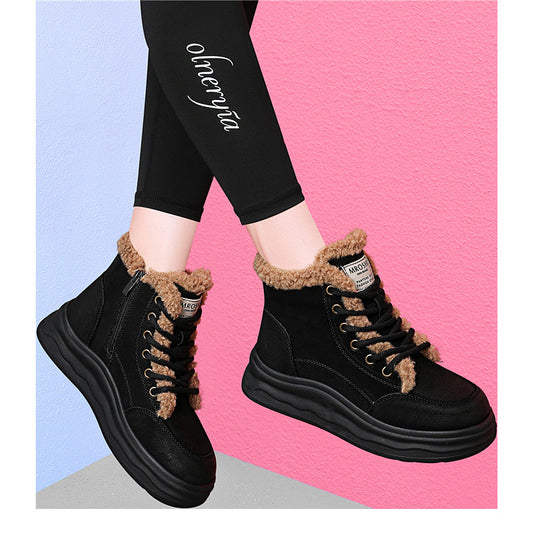 Damen Winterliche Stiefel mit kuscheligem Innenfutter und rutschfester Sohle EB