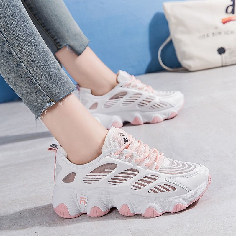 Damen Atmungsaktive Freizeitsneaker mit flexibler Laufsohle EB