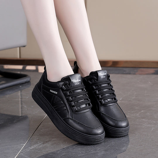 Damen Sportliche Sneaker mit modischem Design und dicker Sohle EB