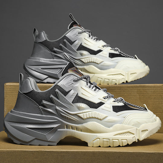 Damen Hochwertige Streetwear Sneakers mit stylischem Design und robustem Profilboden EB