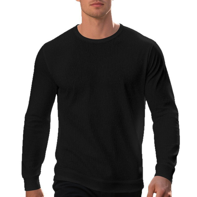 Herren hochwertiger Langarmpullover EB
