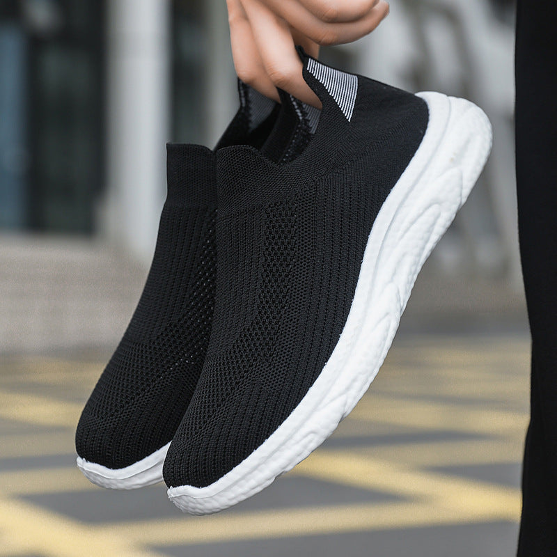 Damen Atmungsaktive Slip-On Laufschuhe mit flexiblem Obermaterial EB
