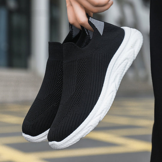 Damen Atmungsaktive Slip-On Laufschuhe mit flexiblem Obermaterial EB