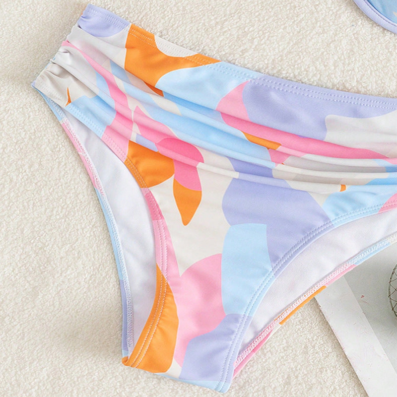 Damen Einseitiger Bikini mit raffiniertem Schnitt EB