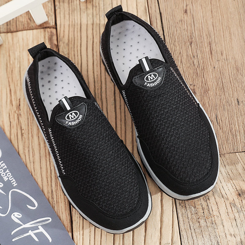 Damen Komfortable Mesh Slip-On Sneakers mit flexibler Laufsohle EB