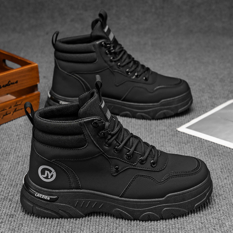 Herren Sneaker Boots mit hohem Schaft und rutschfester Sohle EB