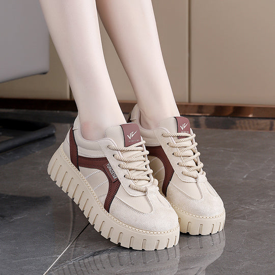 Damen Chunky Sneakers mit modischem Design und dämpfender Sohle EB